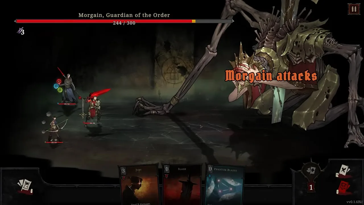 Shards of Order party lane positions during a timed enemy telegraph